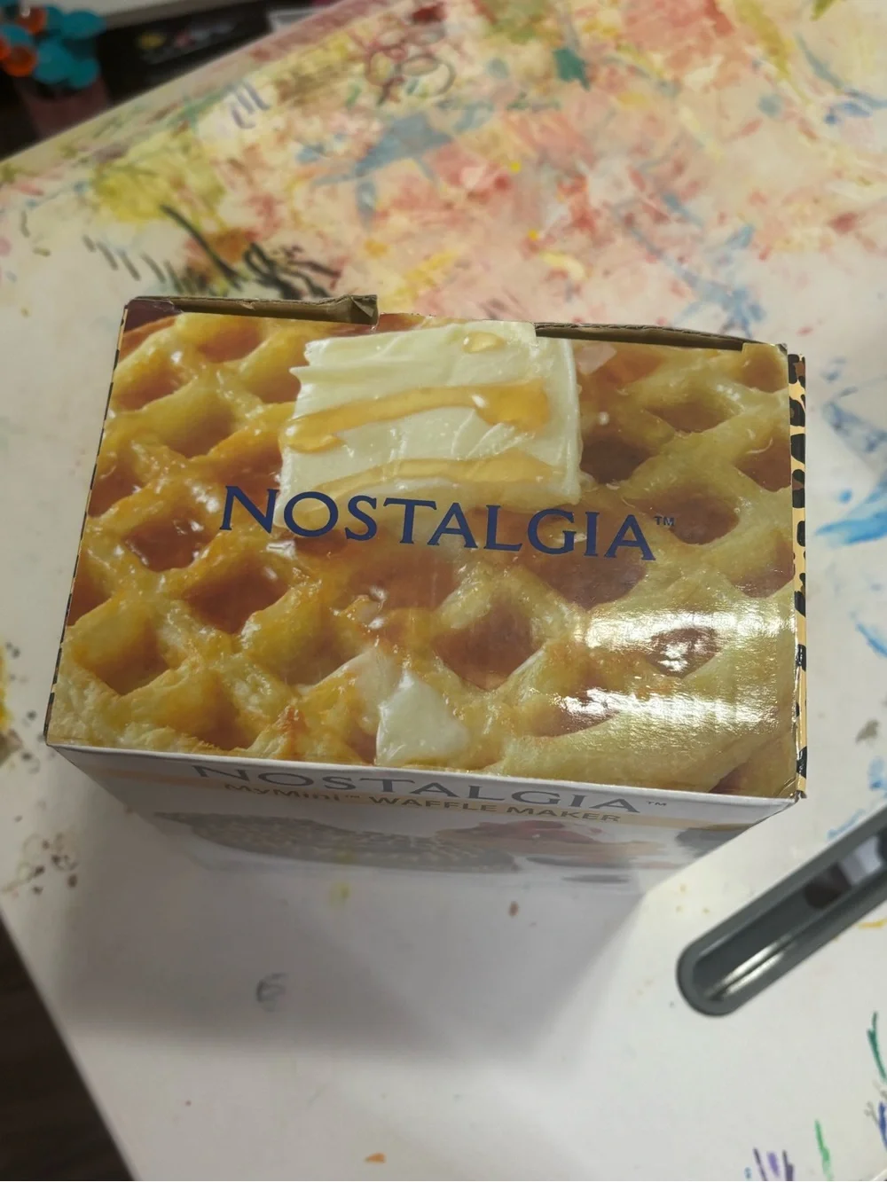 Nostalgia Leopard Print MyMini Waffle Maker